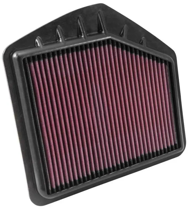 K&N Replacement Panel Air Filter for 2015 Hyundai Genesis Sedan 5.0L V8 (Left) - Truck & Automotive