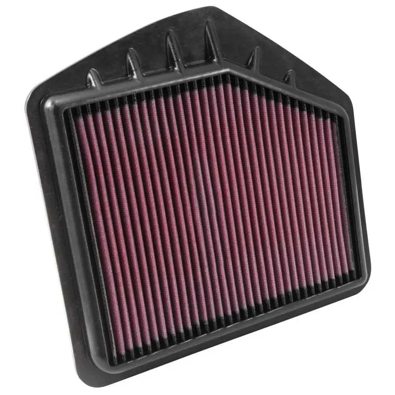 K&N Engineering 33-5021 K&N Replacement Panel Air Filter for 2015 Hyundai Genesis Sedan 5.0L V8 (Left)