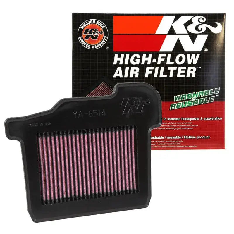 K&N Replacement Unique Panel Air Filter for 2014 Yamaha FZ-09/MT09 847 - Truck & Automotive