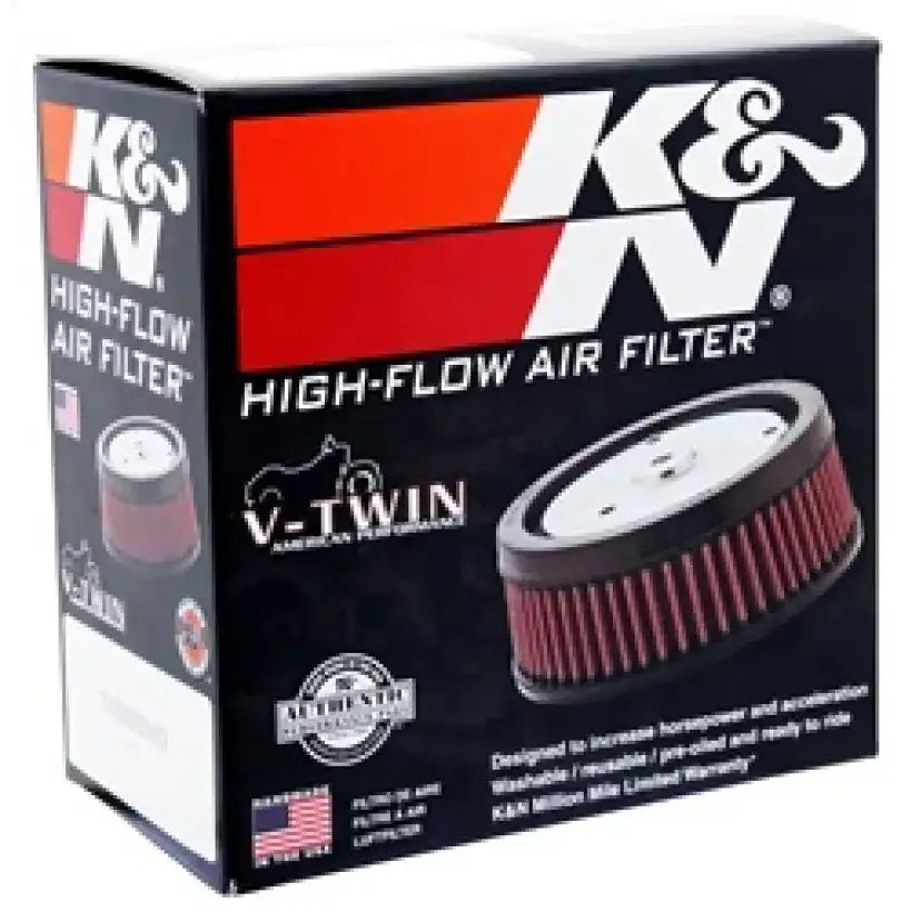 K&N S&S FILTER 6in OD x 4-5/8in ID 2-3/16in H Replacement Filter for Harley Davidson - Truck & Automotive