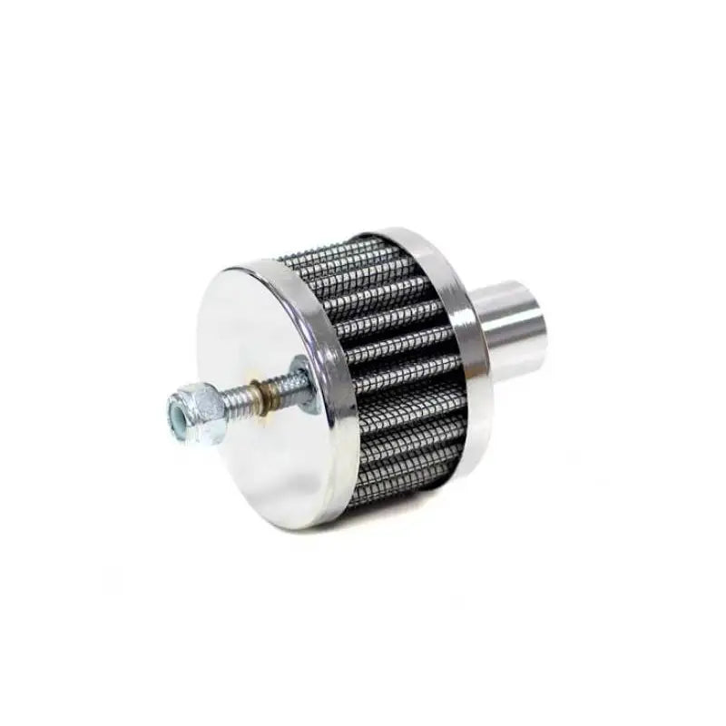 K&N Engineering 62-1120 K&N Steel Base Chrome Top Crankcase Vent Filter 3/4in OD Vent / 2in OD / 1-1/2in H Stud Mount
