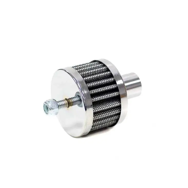 K&N Engineering 62-1120 K&N Steel Base Chrome Top Crankcase Vent Filter 3/4in OD Vent / 2in OD / 1-1/2in H Stud Mount