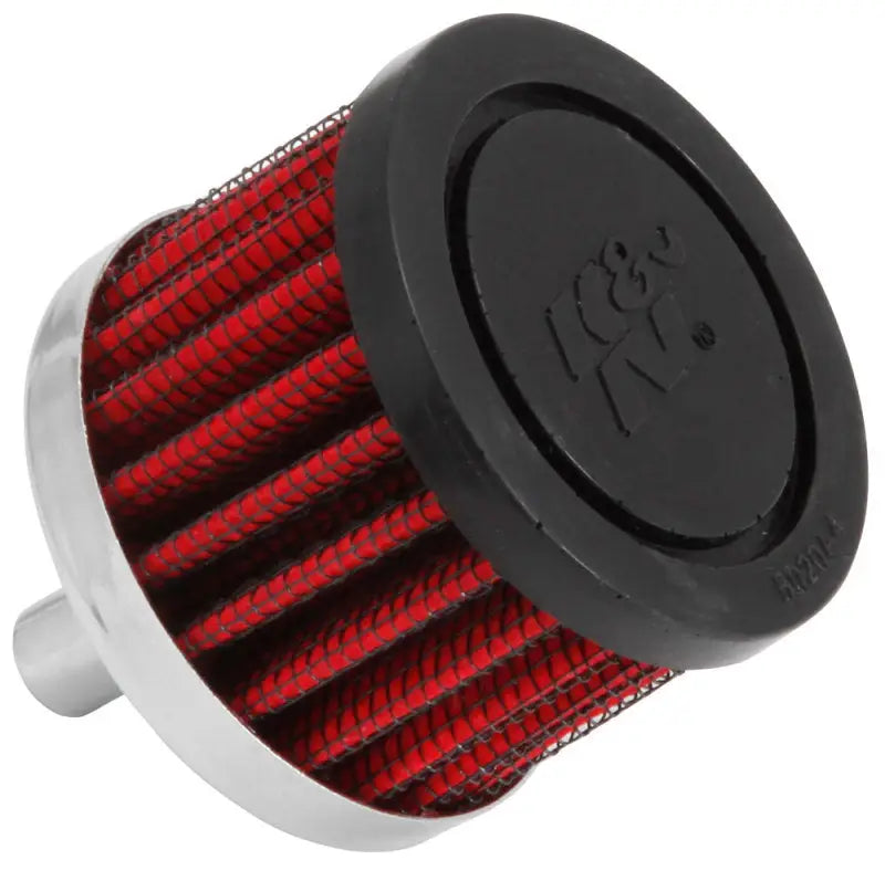 K&N Steel Base Crankcase Vent Filter 0.375in OD x 2in 1.5in Height - Truck & Automotive