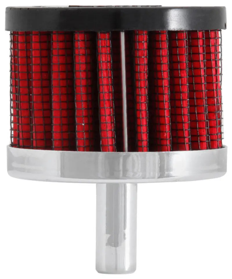 K&N Steel Base Crankcase Vent Filter 0.375in OD x 2in 1.5in Height - Truck & Automotive