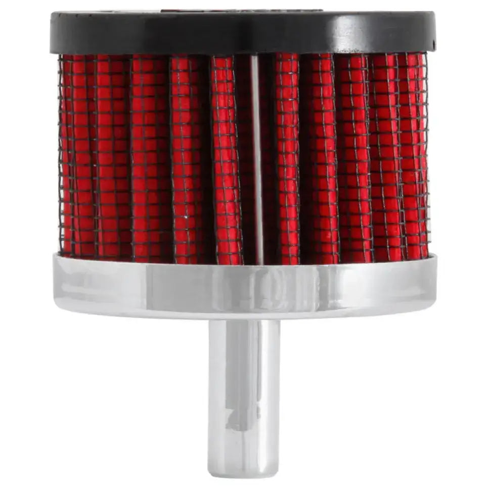 K&N Steel Base Crankcase Vent Filter 0.375in OD x 2in 1.5in Height - Truck & Automotive