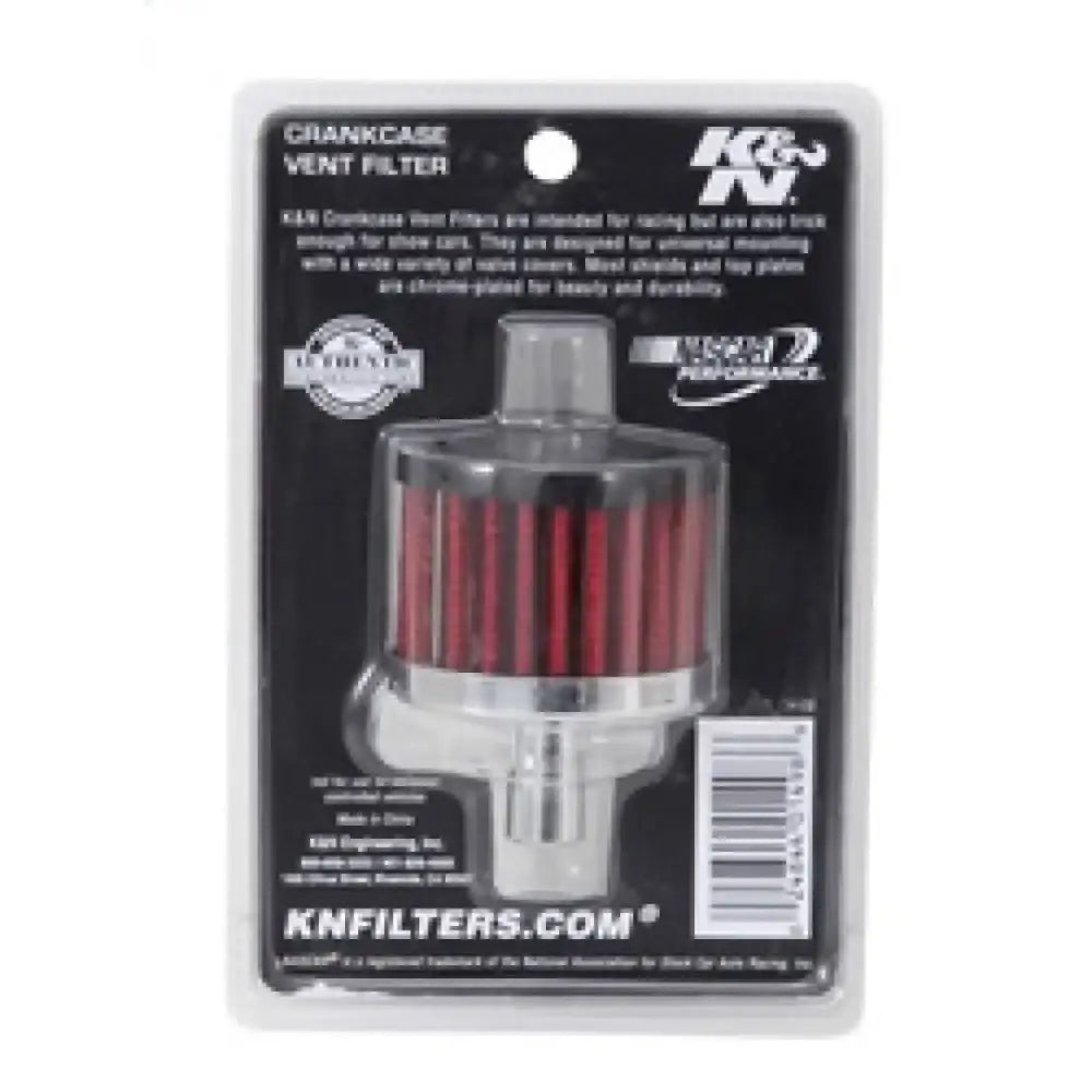 K&N Steel Base Crankcase Vent Filter.5in OD x 2in 1.5in Height - Truck & Automotive