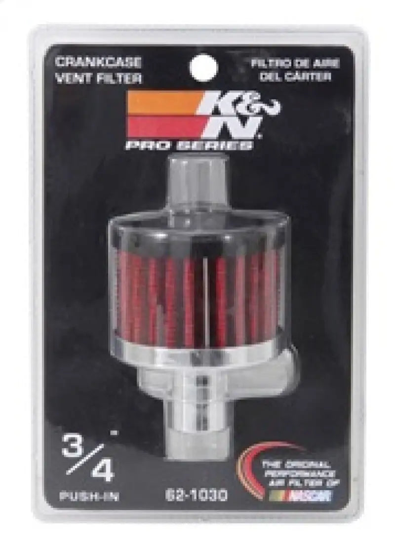 K&N Steel Base Crankcase Vent Filter.75in OD x 2in 1.5in Height - Truck & Automotive