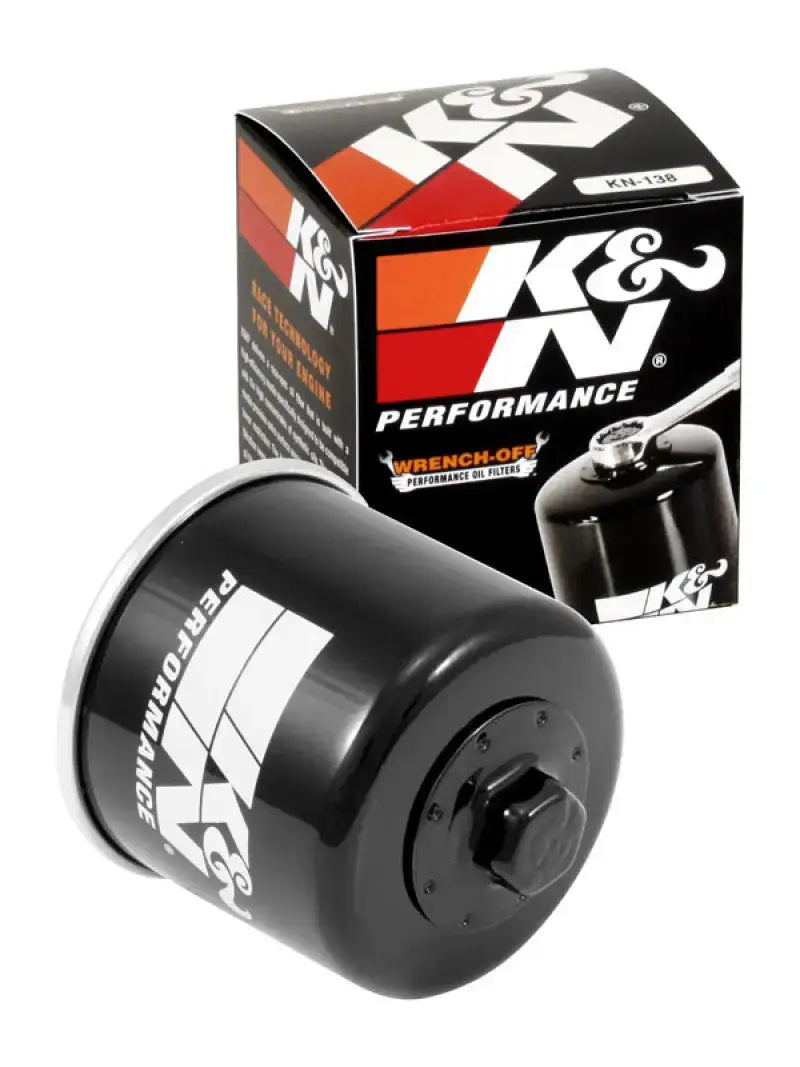 K&N Suzuki / Arctic Cat / Cagiva / Kawasaki / Kymco / Aprilia 2.813in OD x 3.031in H Oil Filter - Truck & Automotive