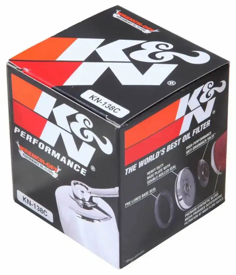 K&N Suzuki / Arctic Cat / Cagiva / Kawasaki / Kymco / Aprilia 2.813in OD x 3.221in H Oil Filter - Truck & Automotive