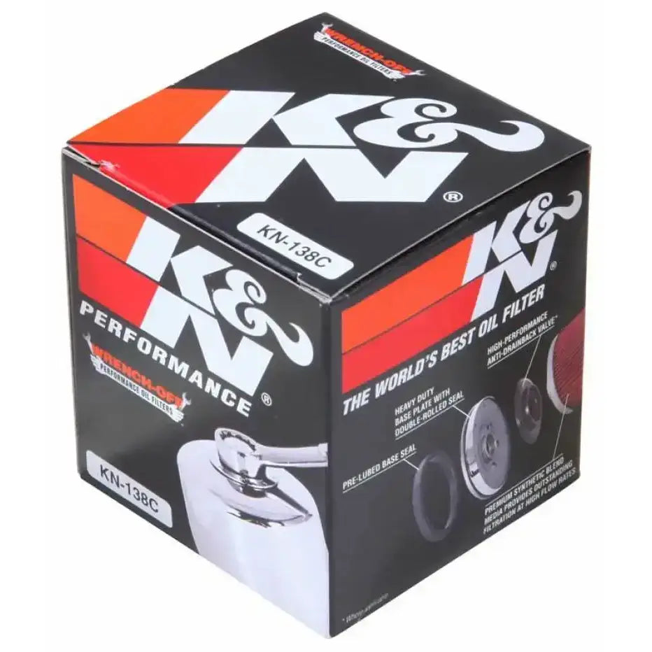 K&N Suzuki / Arctic Cat / Cagiva / Kawasaki / Kymco / Aprilia 2.813in OD x 3.221in H Oil Filter - Truck & Automotive