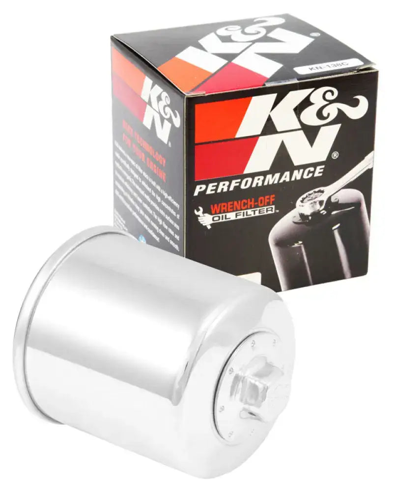 K&N Suzuki / Arctic Cat / Cagiva / Kawasaki / Kymco / Aprilia 2.813in OD x 3.221in H Oil Filter - Truck & Automotive