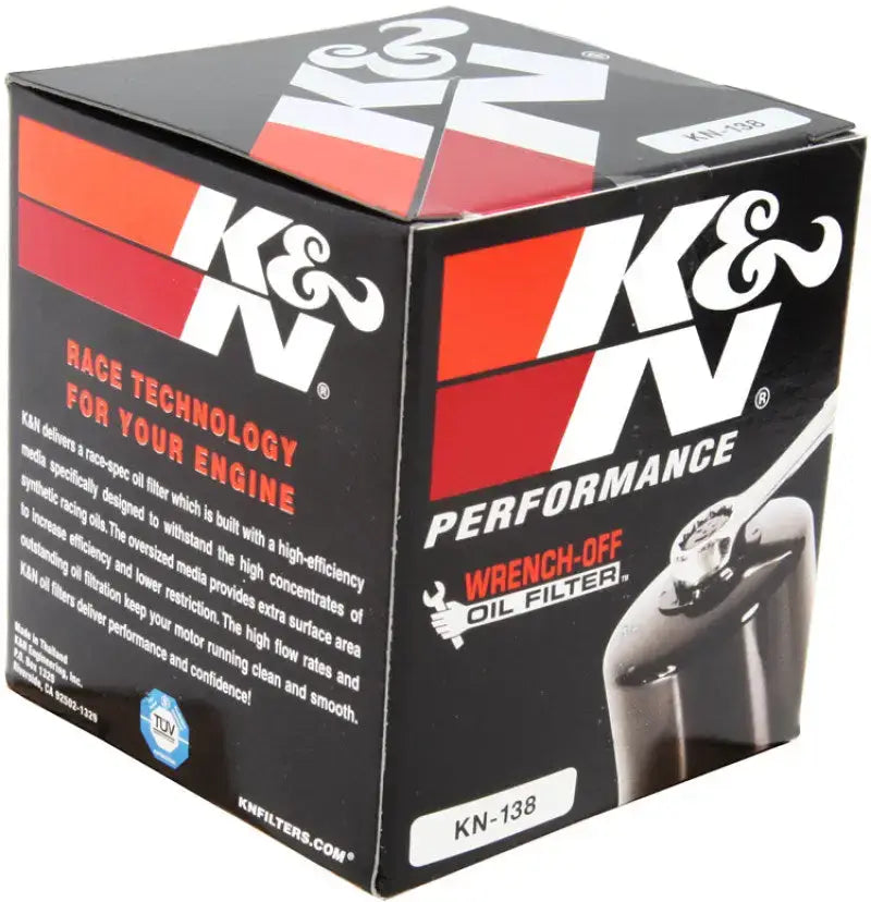 K&N Suzuki / Arctic Cat / Cagiva / Kawasaki / Kymco / Aprilia 2.813in OD x 3.031in H Oil Filter - Truck & Automotive