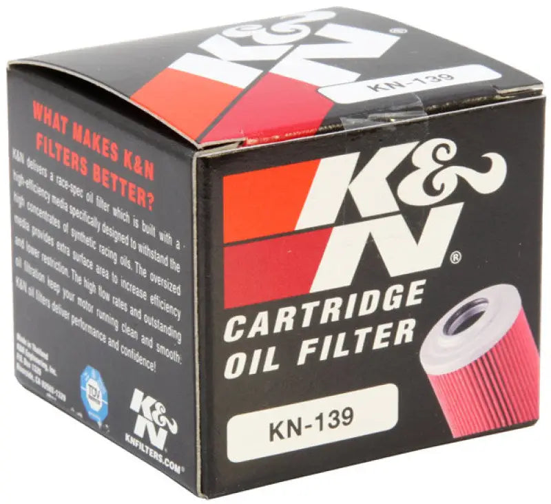 K&N Suzuki / Kawasaki / Arctic 1.75in OD x 1.719in H Oil Filter - Truck & Automotive