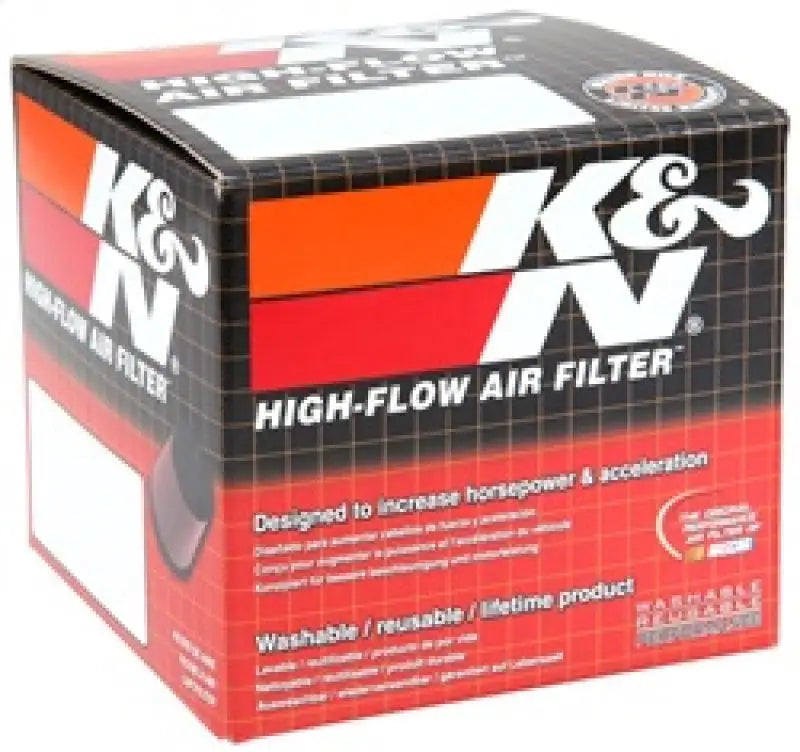 K&N Universal Air Filter - 2-7/16in Flange x 3-1/2in OD 4in Height - Truck & Automotive
