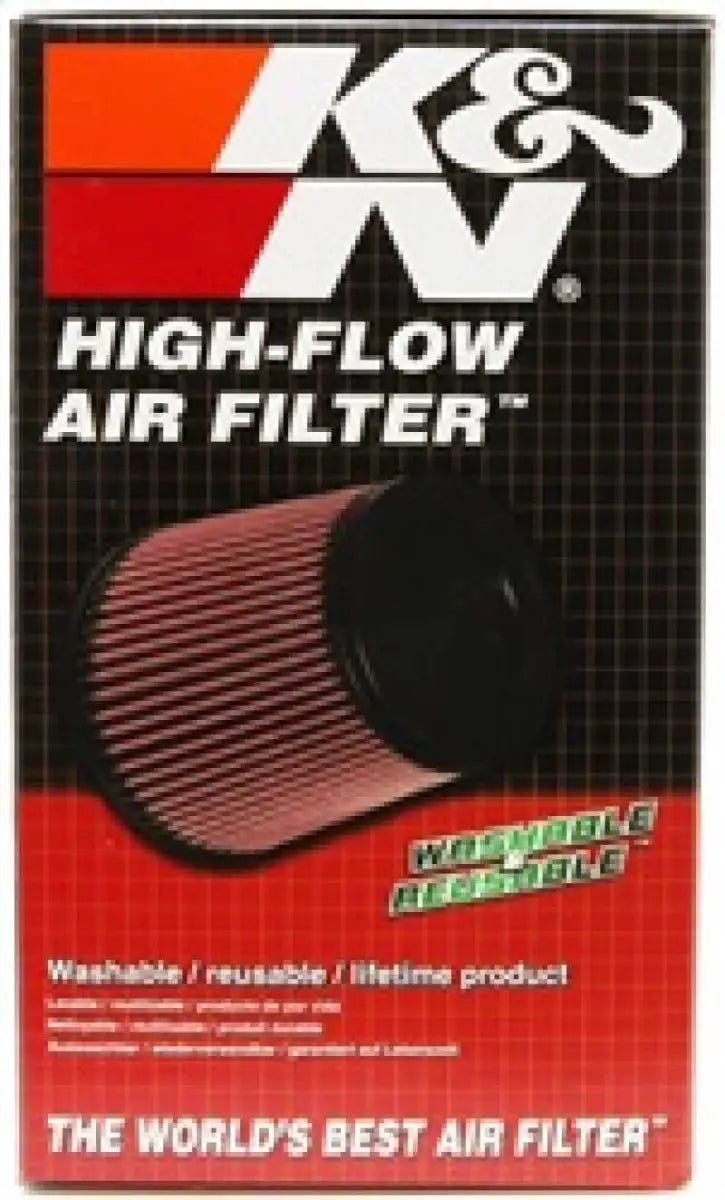 K&N Universal Air Filter 3-1/2in Flange / 5-1/2in Base / 4-1/2in Top / 6-1/2in Height 