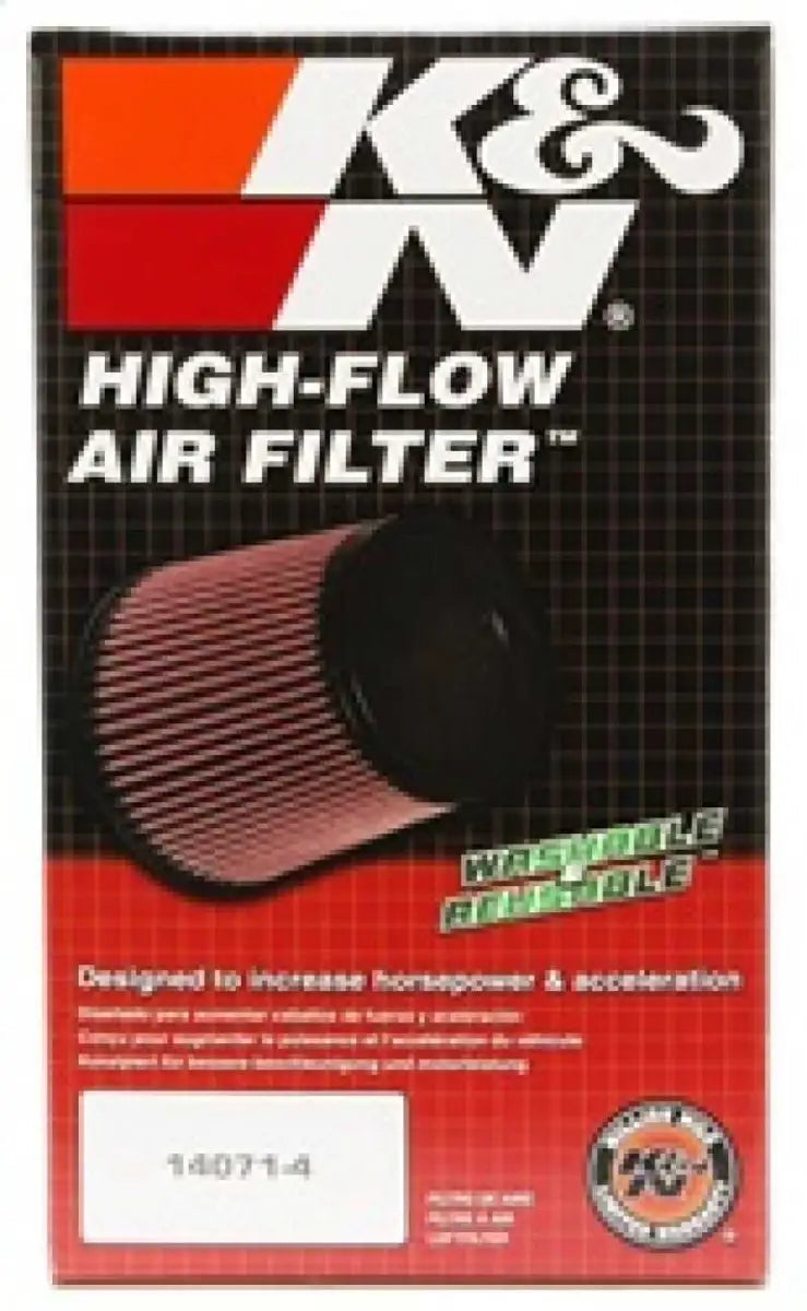 K&N Universal Air Filter 3-1/2in Flange / 5-1/2in Base / 4-1/2in Top / 6-1/2in Height 