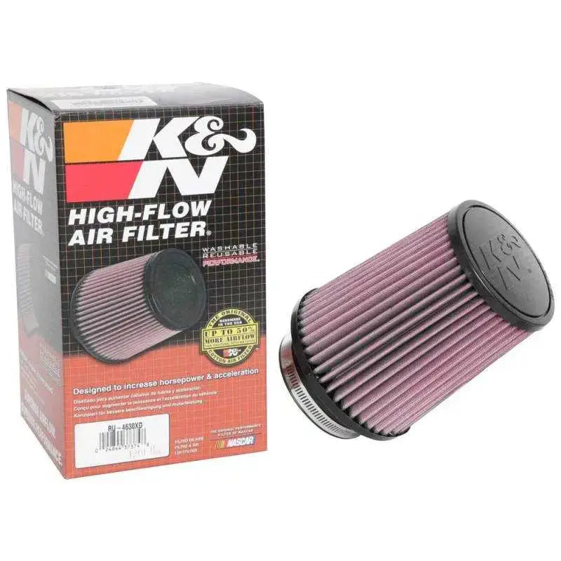 K&N Universal Air Filter 3-1/2in Flange / 5-1/2in Base / 4-1/2in Top / 6-1/2in Height 