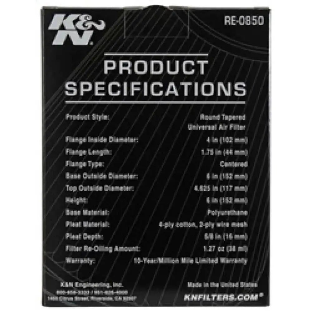 K&N Engineering RE-0850