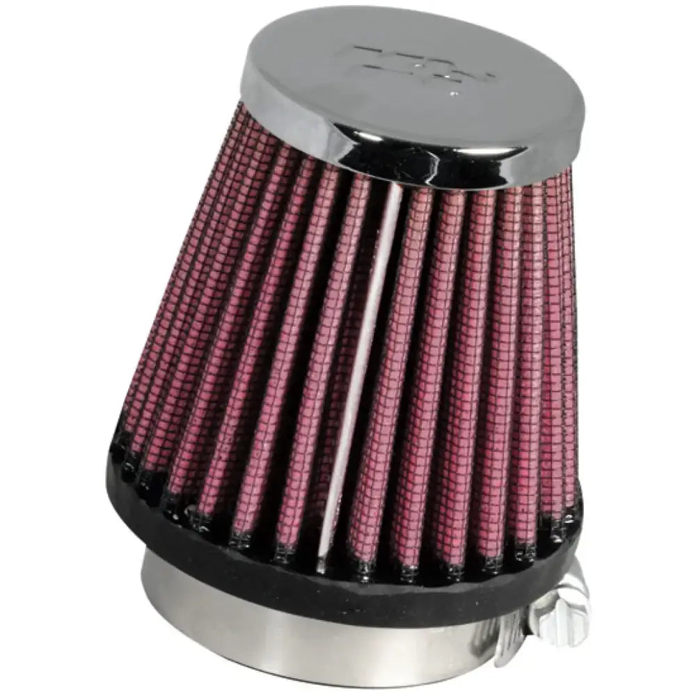 K&N Universal Chrome Filter 1 15/16 inch FLG / 3 Base / 2 Top / Height - Truck & Automotive