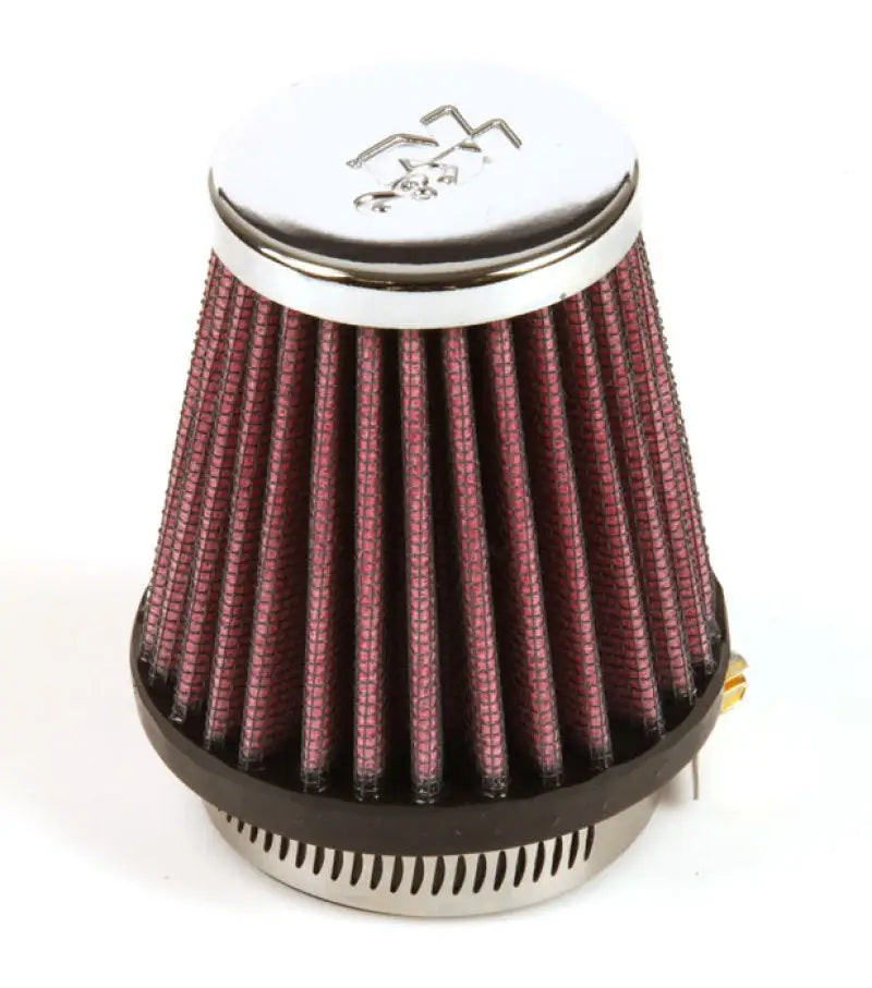 K&N Universal Chrome Filter 1 15/16 inch FLG / 3 Base / 2 Top / Height - Truck & Automotive