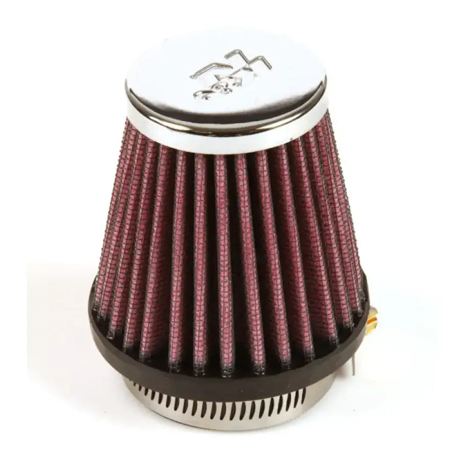 K&N Universal Chrome Filter 1 15/16 inch FLG / 3 Base / 2 Top / Height - Truck & Automotive