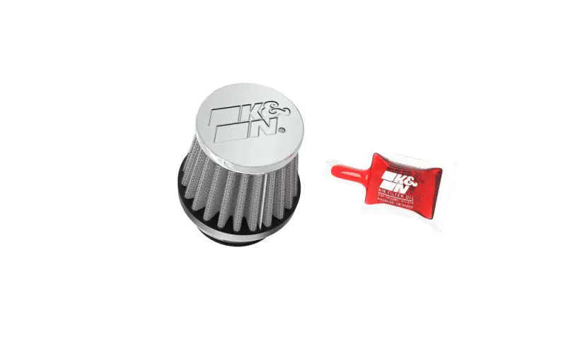 Air filter with lubricant for K&N Universal Chrome Filter 1 3/8 inch FLG