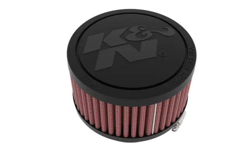 K&N Universal Clamp-On Air Filter 2.25in Flange ID 3.5in OD 2in Height - Filters