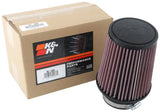 K&N Universal Clamp-On Air Filter 3in FLG 5in B 4in T 6in H - Truck & Automotive