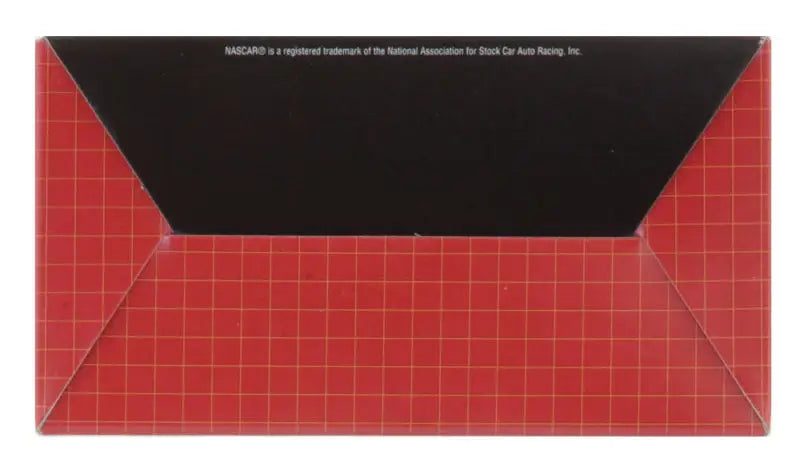 Red and black rectangular packaging with grid pattern for K&N universal oval chrome filter