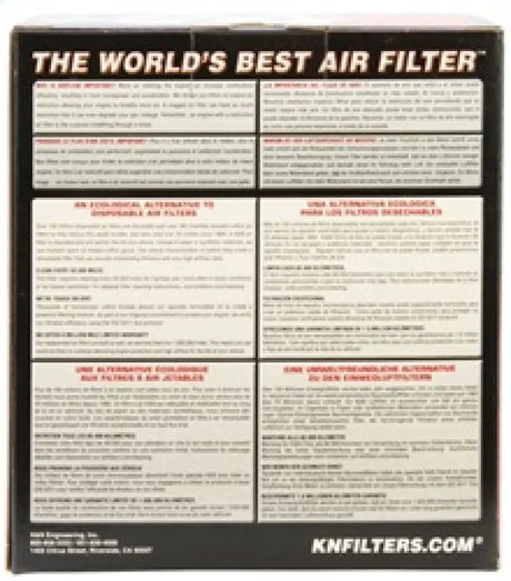 K&N Universal Rubber Filter 4 1/2 inch FLG / 5 7/8 Base / Top / 6 Height - Truck & Automotive