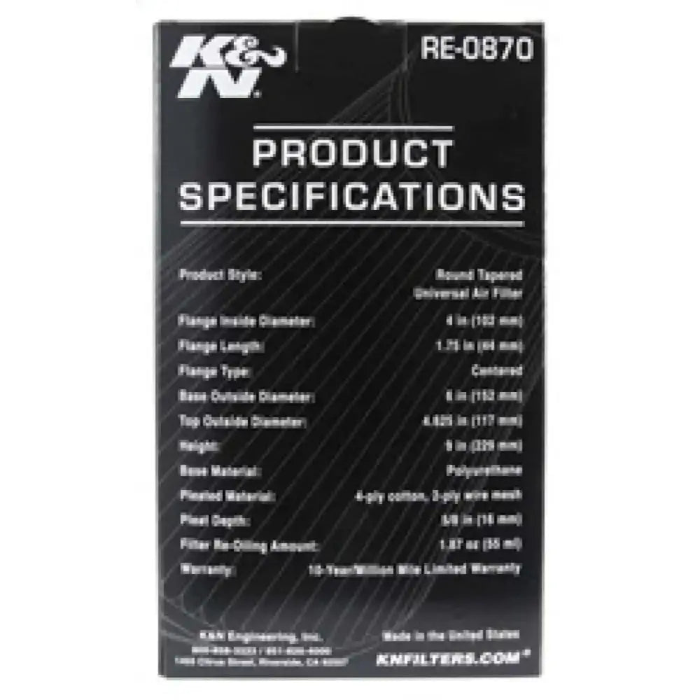K&N Engineering RE-0870