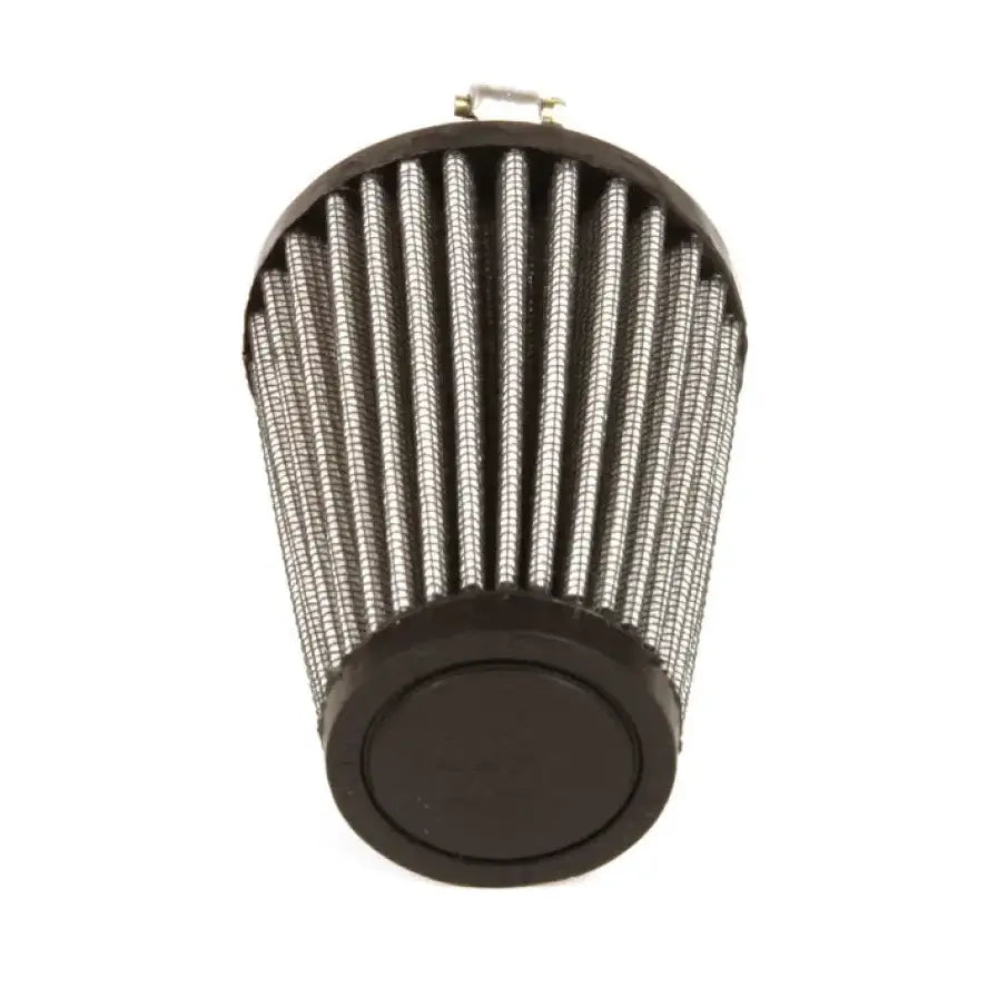 Black and silver air filter.