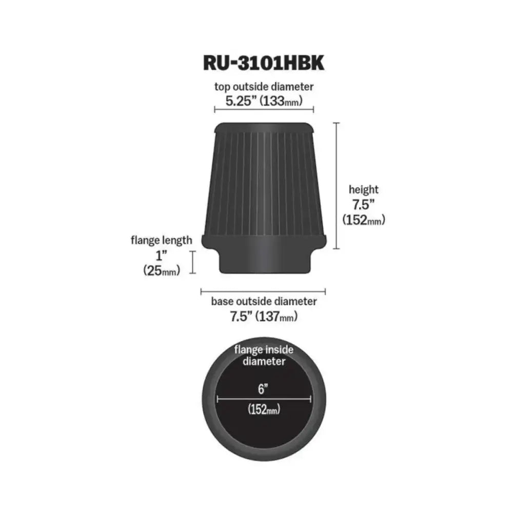 K&N Engineering RU-3101HBK