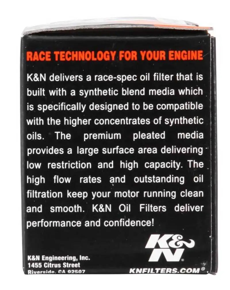 K&N Yamaha / Fantic Caballero / Husqvarna 1.5in OD x 1.813inH Oil Filter - Truck & Automotive