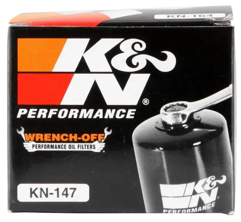 K&N oil filter box for Yamaha and Kymco bikes shown in the product image