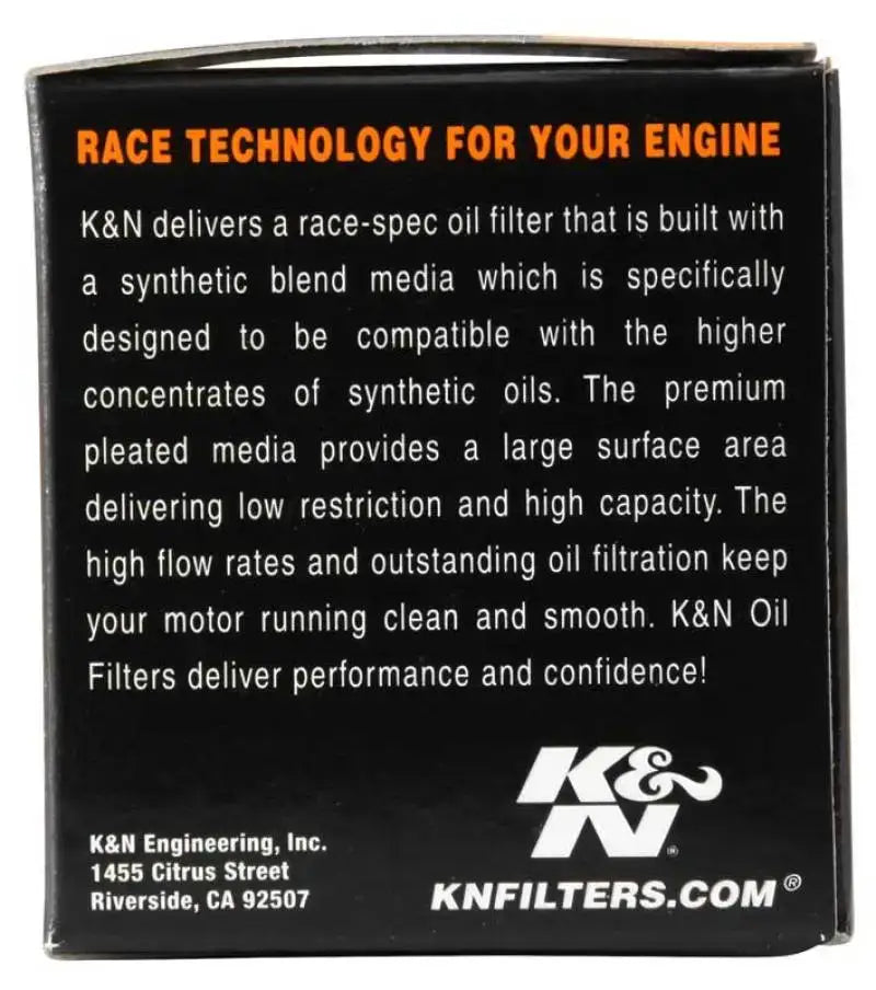 K&N oil filter box for Yamaha MUZ MZ Sachs Aprilia Derbi, improves oil flow