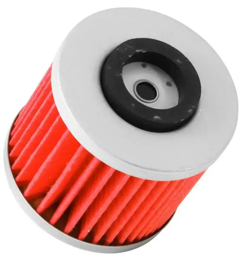 Red K&N oil filter for optimal oil flow fits Yamaha, MZ, Sachs, Aprilia, Derbi bikes