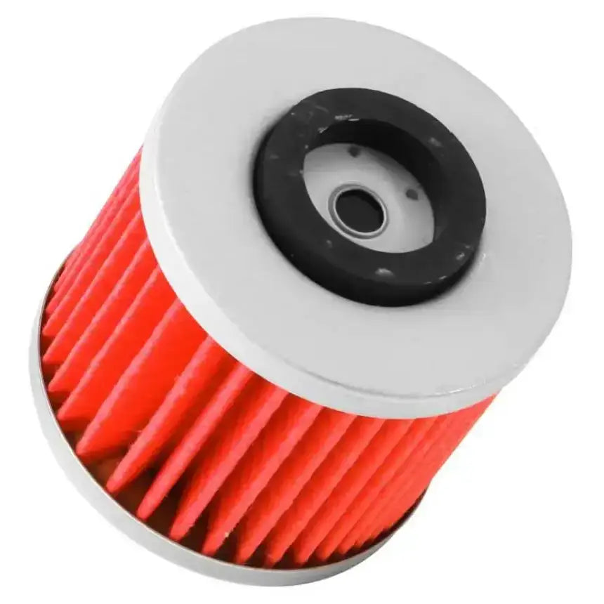 Red K&N oil filter for optimal oil flow fits Yamaha, MZ, Sachs, Aprilia, Derbi bikes