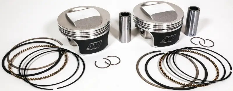 K0213P2 Wiseco Tracker Piston Kit 883 To 1200 Evo Sportster 10.5:1 +.020 - RV and Auto Parts