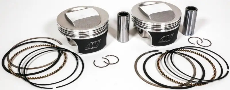WISECO K0216P1 Tracker Piston Kit Evo Dome Big Twin 1340 10:1 +.010