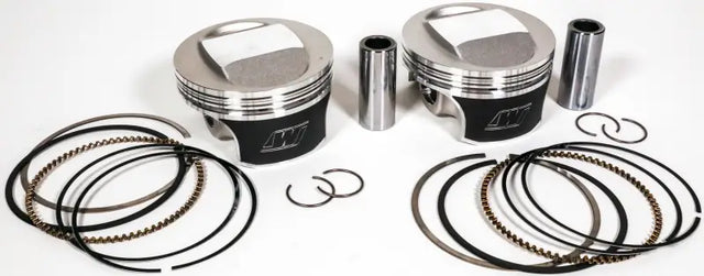 WISECO K0216P1 Tracker Piston Kit Evo Dome Big Twin 1340 10:1 +.010