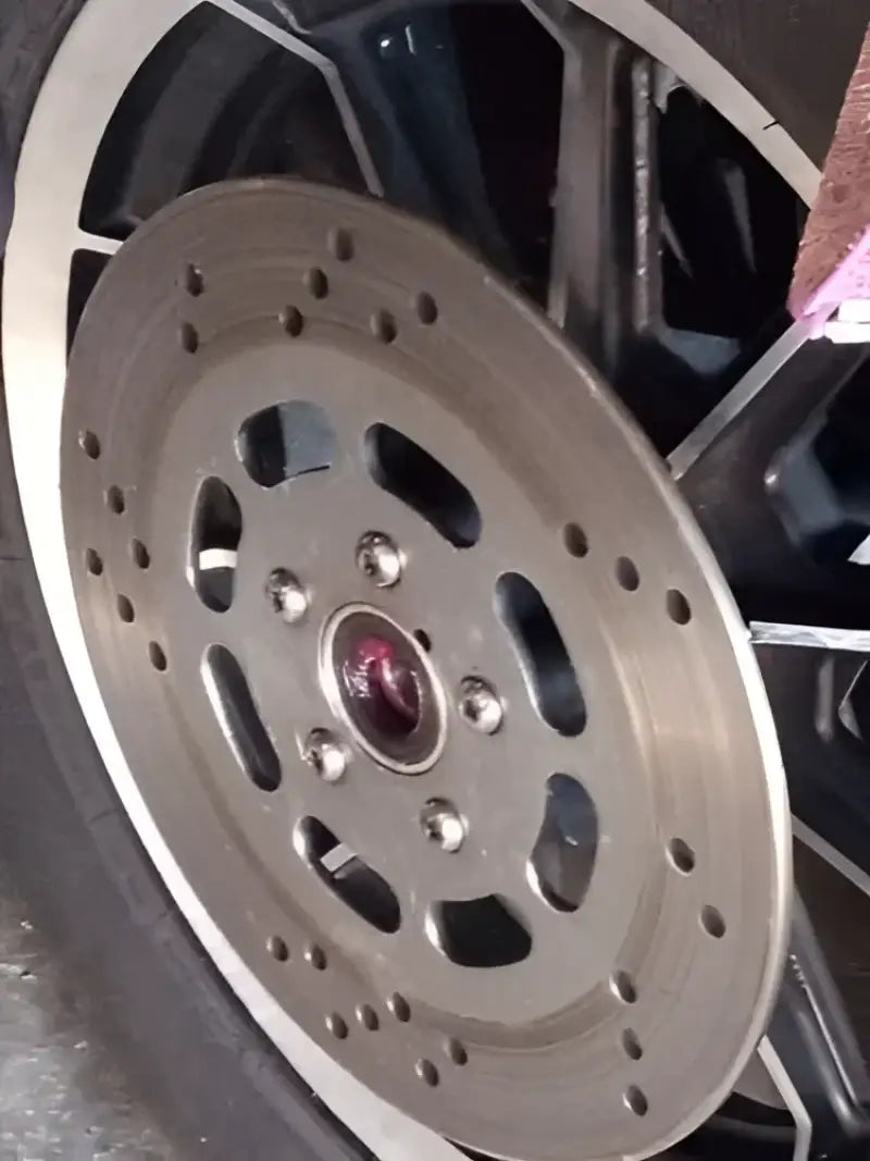 Motorcycle brake rotor from K094 Hot Rods Main Bearing And Seal Kit Pol