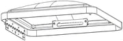 K1020-09 Roof Vent Lid by Dometic
