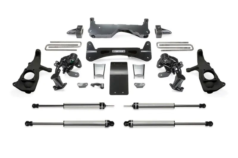 K1046DL Fabtech Lift Kit Suspension components enhance off-road capability, improve ride quality, and provide a customized look.
