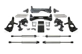 K1051DL Fabtech Lift Kit Suspension components arranged on a white background showcasing high-quality construction and precision design.