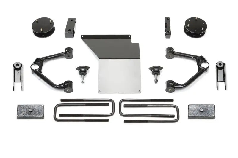 K1097 Fabtech Lift Kit Suspension components for enhanced off-road performance and ground clearance.