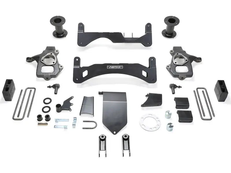 K1100 Fabtech Lift Kit Suspension components showcasing durable construction and innovative design for enhanced vehicle performance and aesthetics.