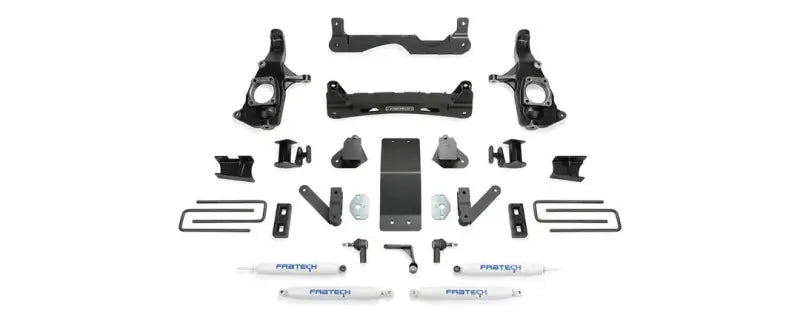 K1121 Fabtech 4' Basic Sys W/Perf Shks 2011-16 Gm