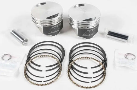 WISECO K1640 V Twin Piston Kit 1340 Evo Big Twin 8.5:1 Comp
