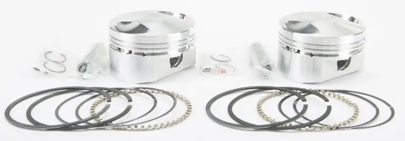 K1687 Wiseco V-Twin Piston Kit 1200 Evo Sportster 10.5:1 Comp - RV and Auto Parts